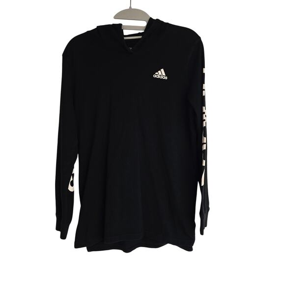 Boy's Adidas "The Go-To Tee" Long Sleeve Lightweight Hoodie | Size Large - Picture 1 of 8